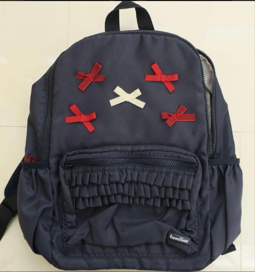 hino0003 ☆新品未使用☆ファミリア リュック 女の子 リボン