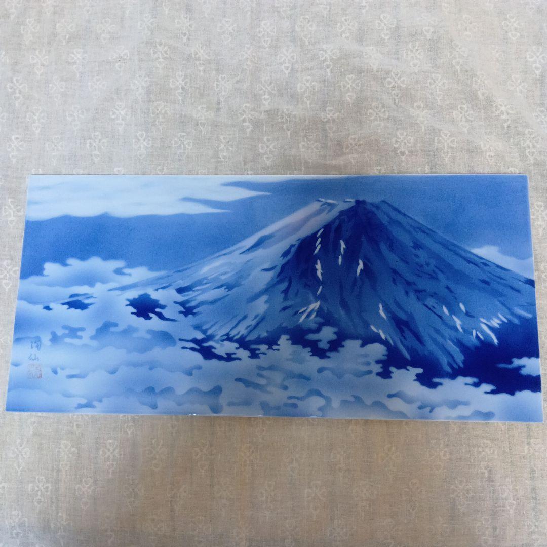 富士山の陶板　未使用 fuji_6.jpg