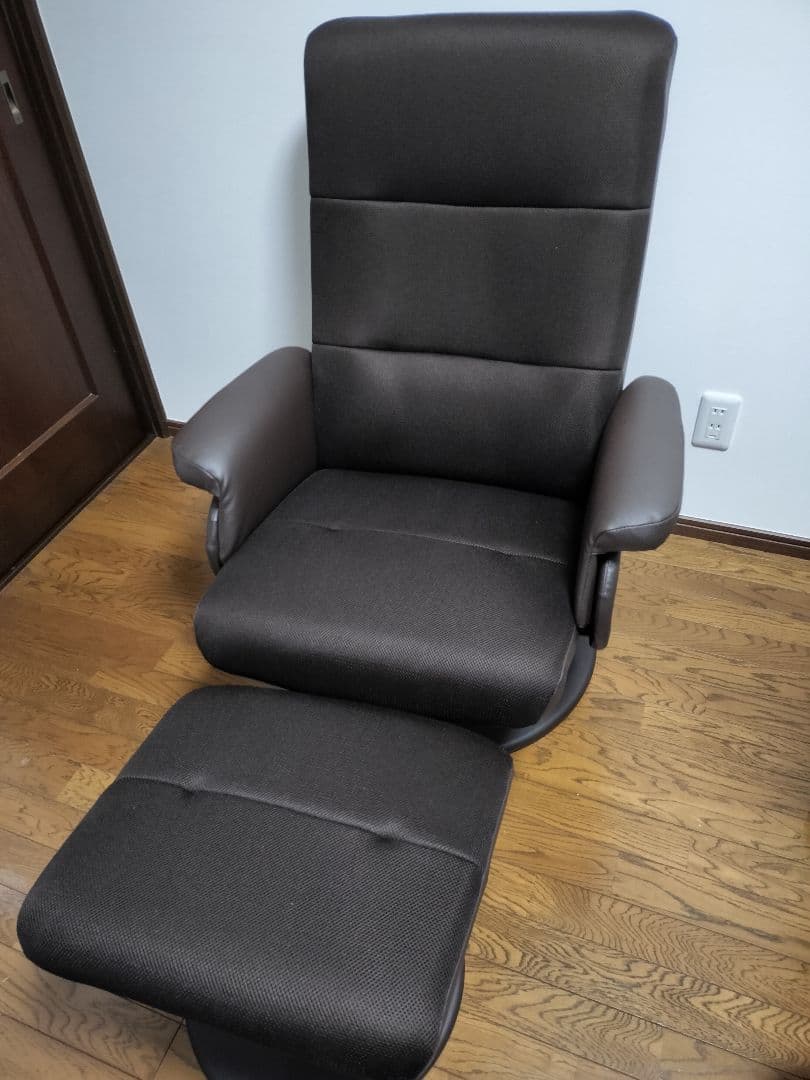 ニトリ パーソナルチェア(Dメッシュ DBR) ダークブラウン オットマン別売り