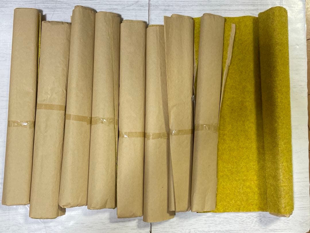 芝生マット 大判 人工芝 ロール マット 黄色 2mm厚 37×50ジオラマ