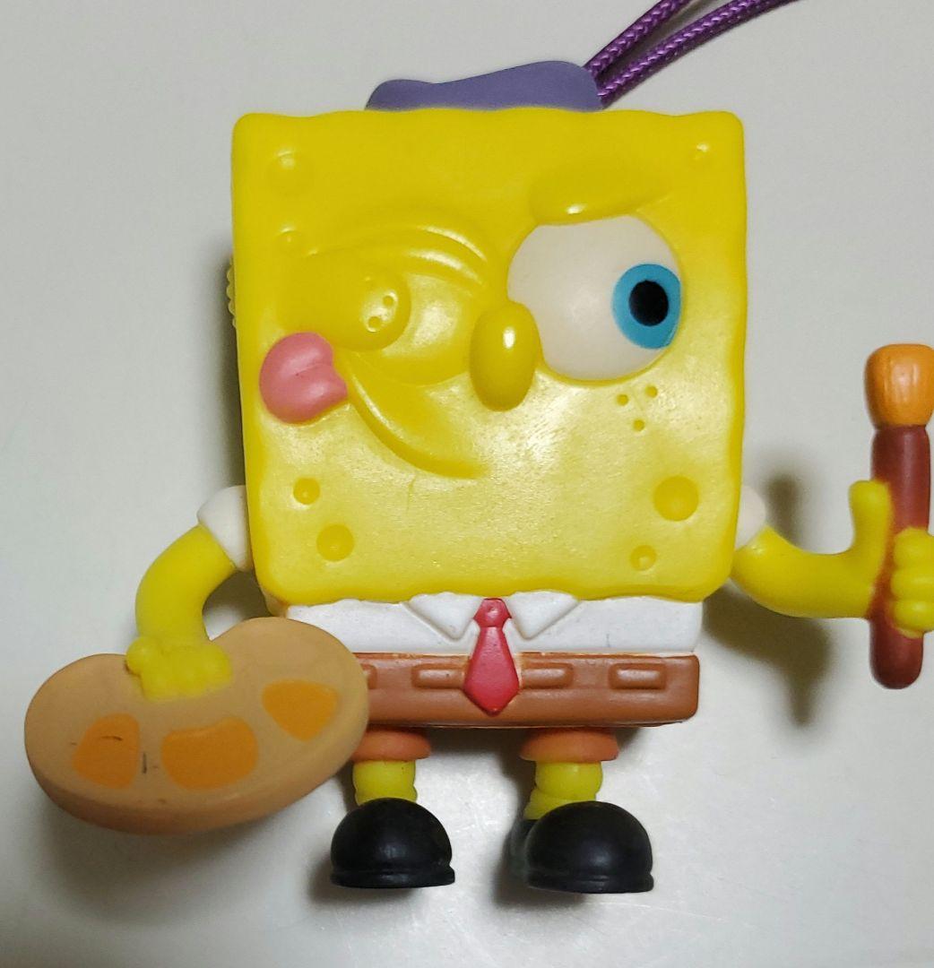 マクドナルド ハッピーセット】スポンジ・ボブ シール がか ストラップ