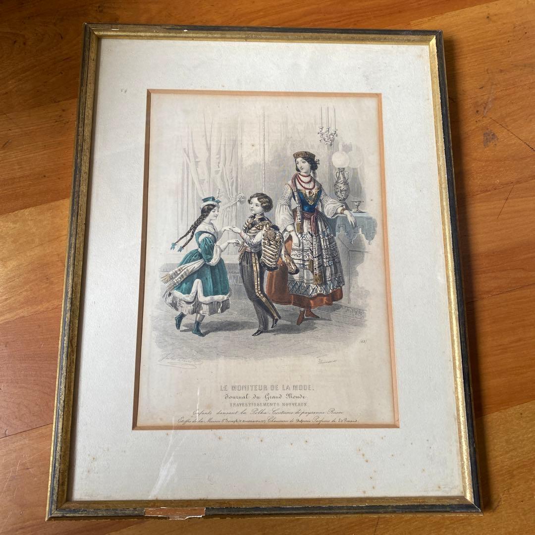 絵画 LE MONITEUR DE LA MODE LE MONITEUR DE LA MODE.' (Gravure 157) by Jules David c.1848