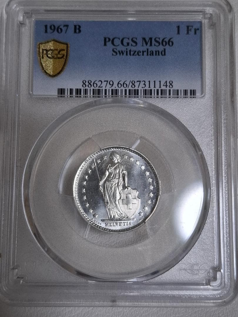 スイス1フラン銀貨