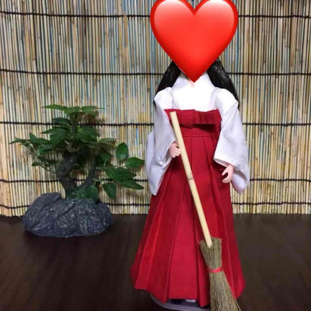 注文受付  巫女さんセット ドール用