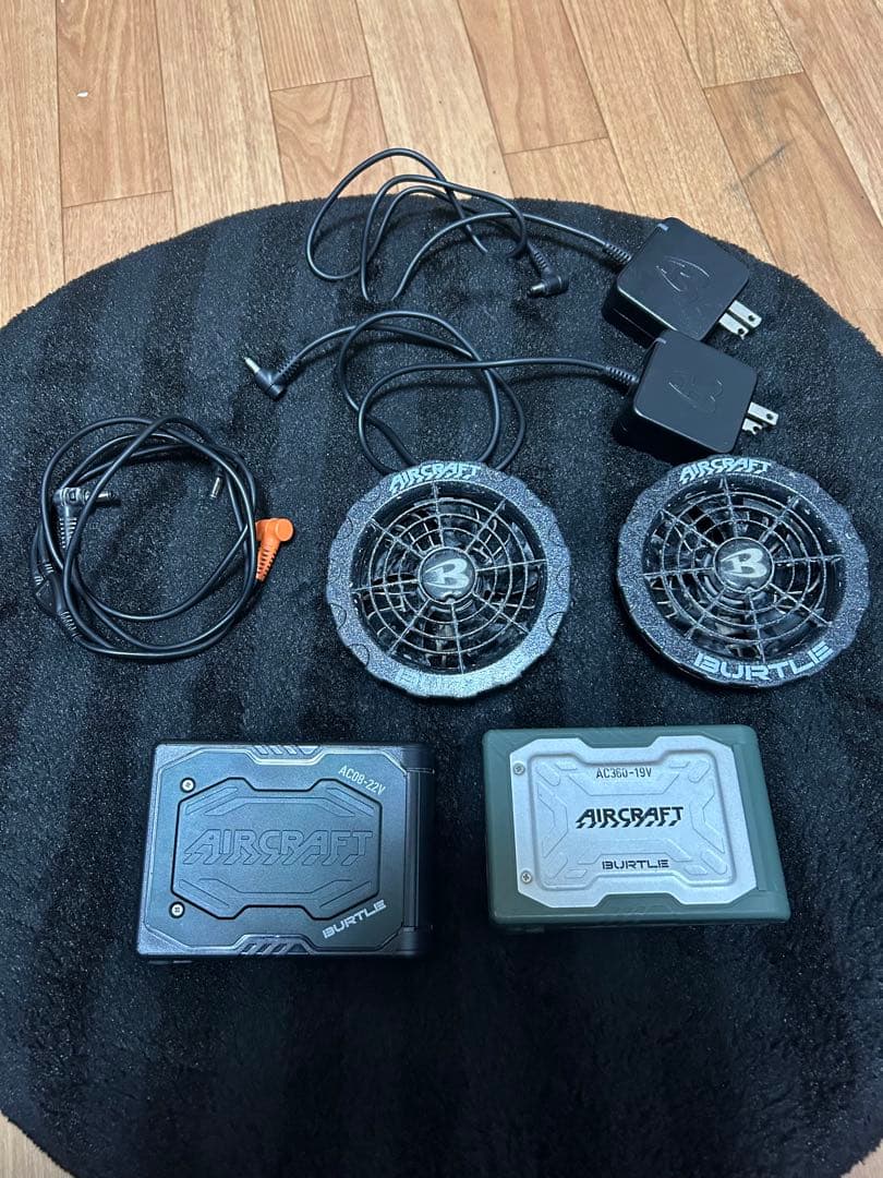 BURTLE バートル　空調服用ファンセット 2026年新作] バートル エアークラフト ファン＆バッテリーセット AC10