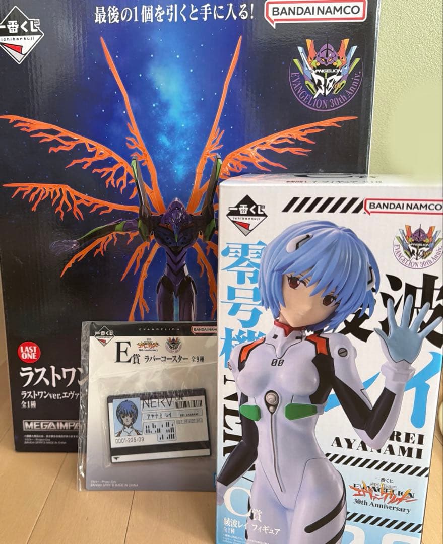 一番くじ エヴァンゲリオン ラストワン賞 C賞綾波レイのセット 下位賞数点