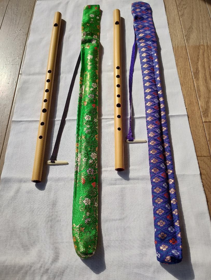 【超お買得品！】篠笛 山桜　6&7本調子のセット　※バラ売りもOKです！