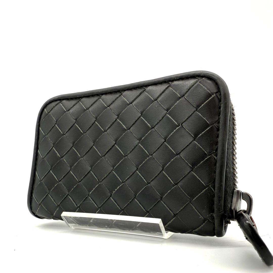 ★美品★BOTTEGA VENETA イントレチャート ケース グレー ボッテガ ヴェネタ カードケース 財布 グレー イントレチャート