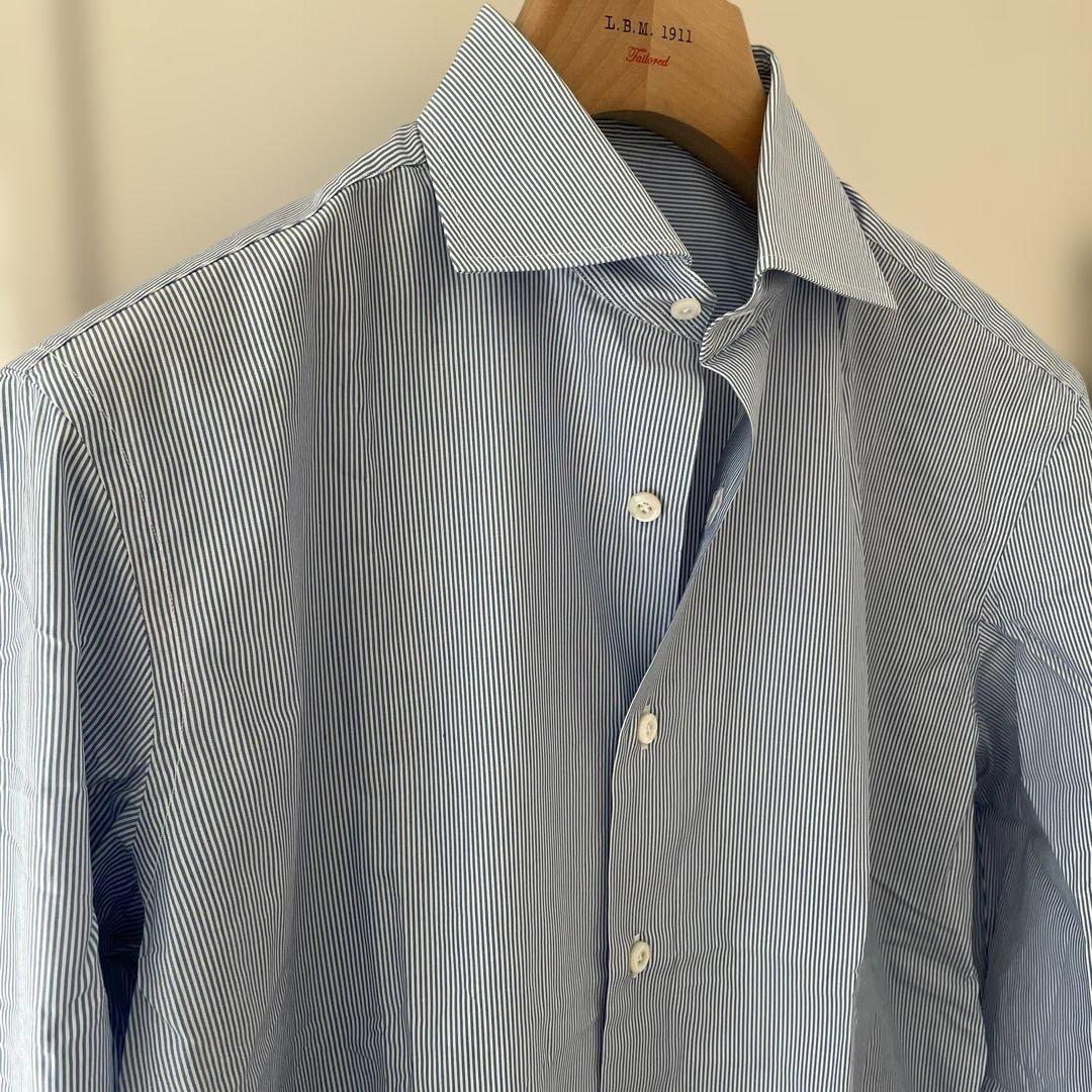 【美品、値下げ】エリコフォルミコラ　ストライプ　シャツ