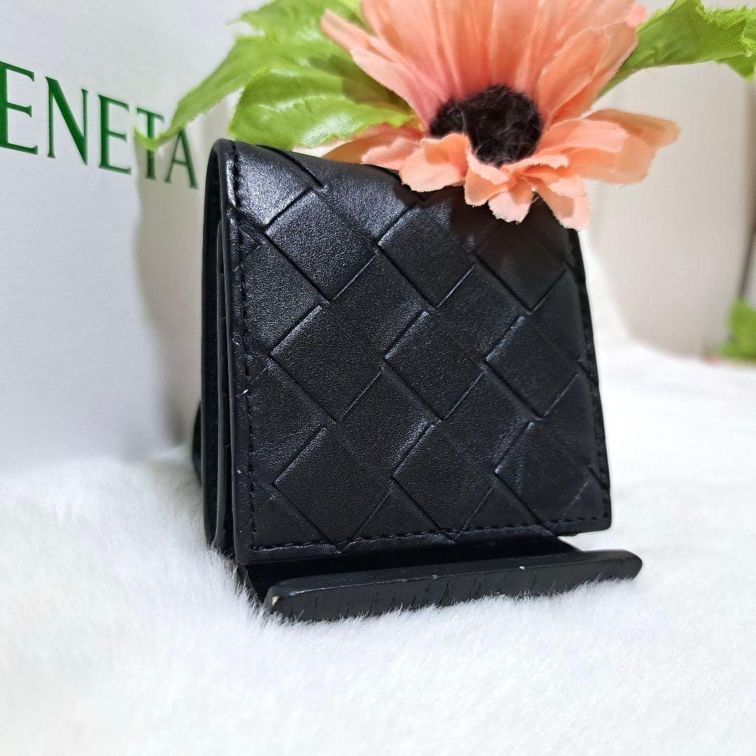 ✨極美品✨ボッテガ　ケース　小銭入れ　イントレチャート　マキシ　ブラック