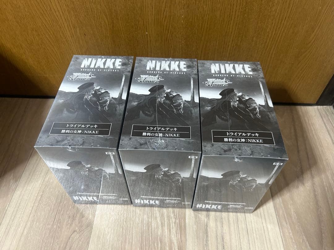 ヴァイスシュヴァルツ　NIKKE トライアルデッキ　3つ
