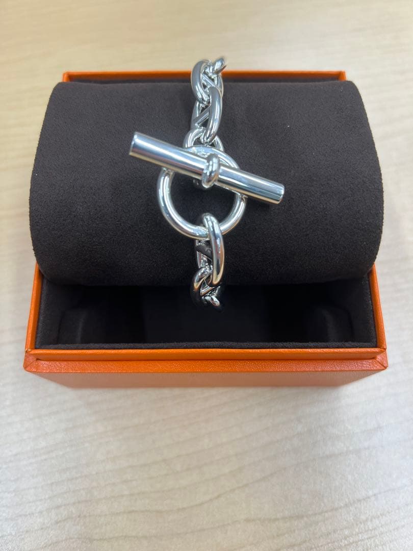 【新品未使用】エルメスシェーヌダンクルブレスレット正規品サイズGM13コマ