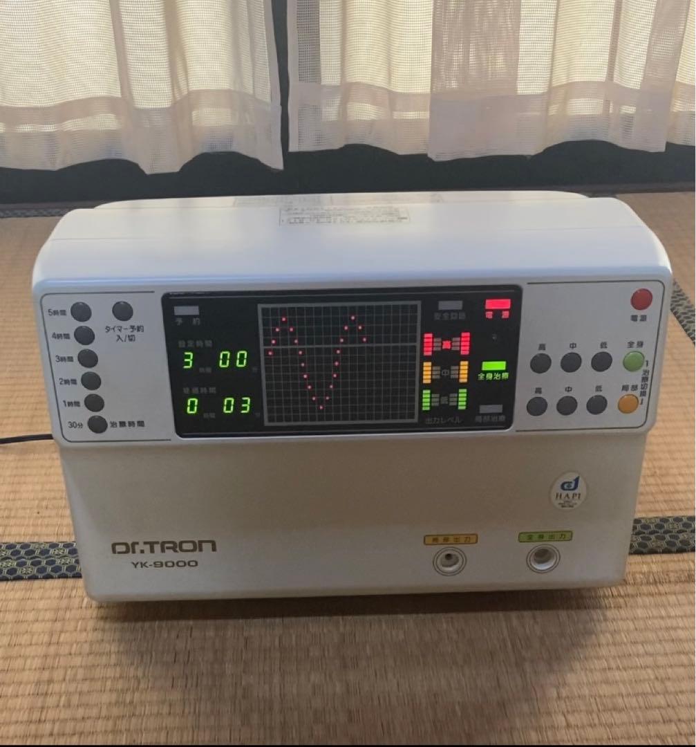ドクタートロンYK-9000（取扱説明書付き） ドクタートロン YK-9000 （黒） | ヘルスタウン 高圧電位治療器の中古