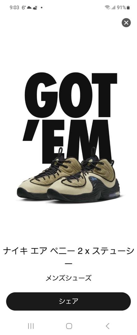 NIKE ステューシーコラボスニーカー【希少品】