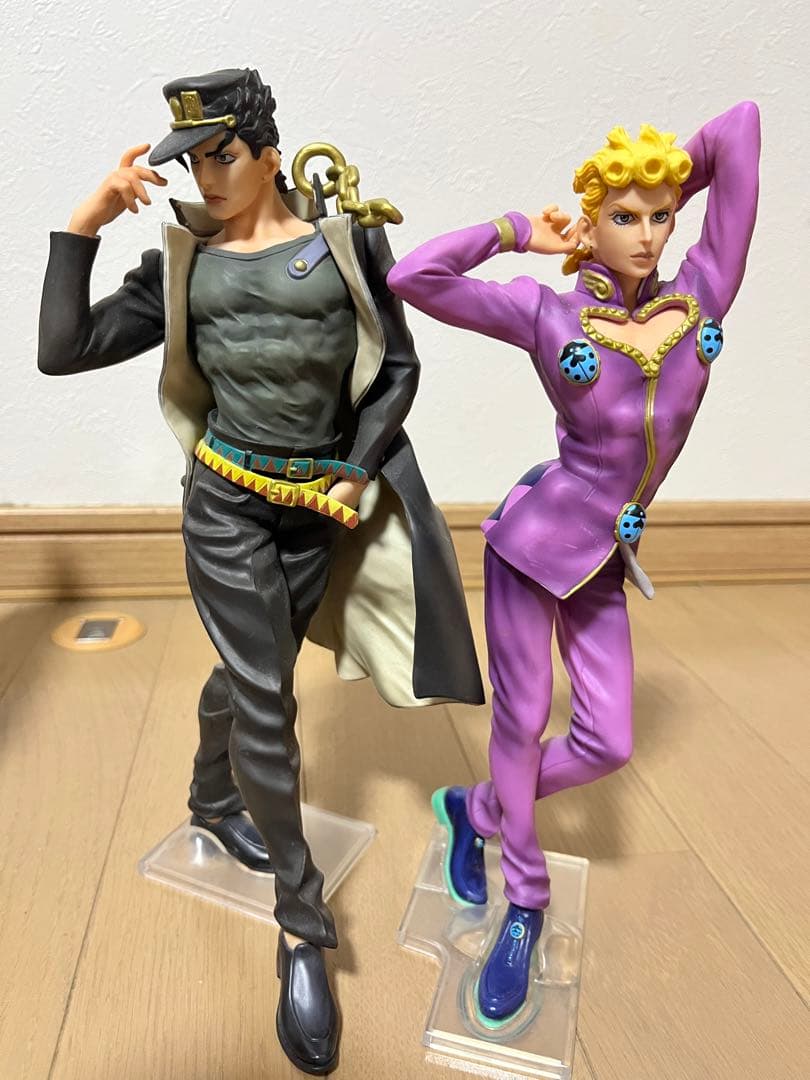 ジョジョ一番くじ フィギュア 承太郎 ジョルノ 2点セット - メルカリ