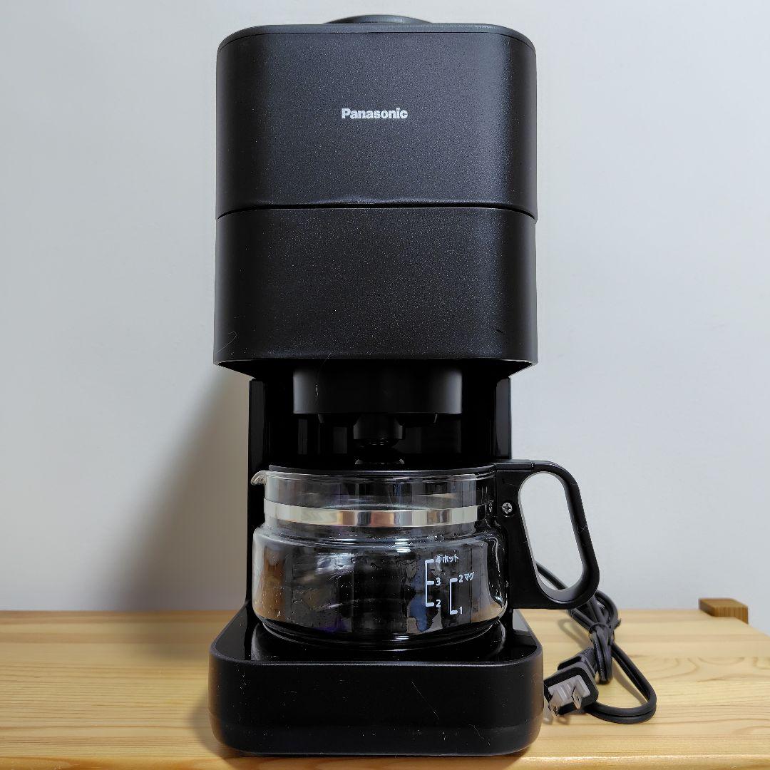 パナソニック コーヒーメーカー 全自動 ミル付き 沸騰浄水機能 NC-A58-K パナソニック コーヒーメーカー 全自動 ミル付き 沸騰浄水機能