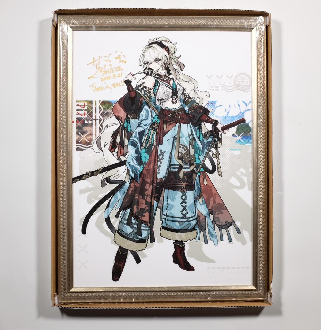 芝 初個展『Progress States』 複製原画　直筆サイン入り