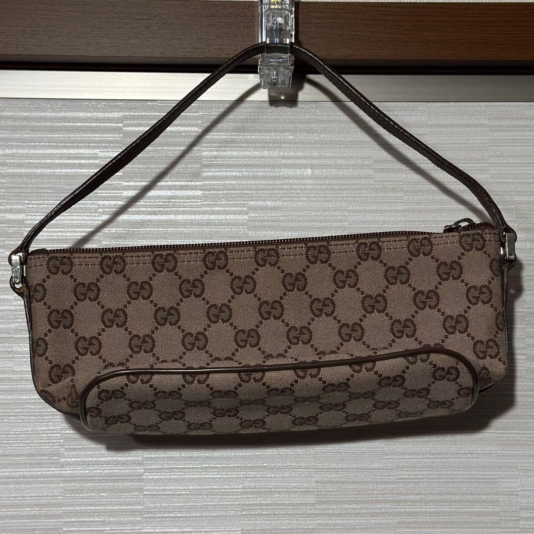 GUCCI GGキャンバス ミニハンドバッグ/アクセサリーポーチ - メルカリ