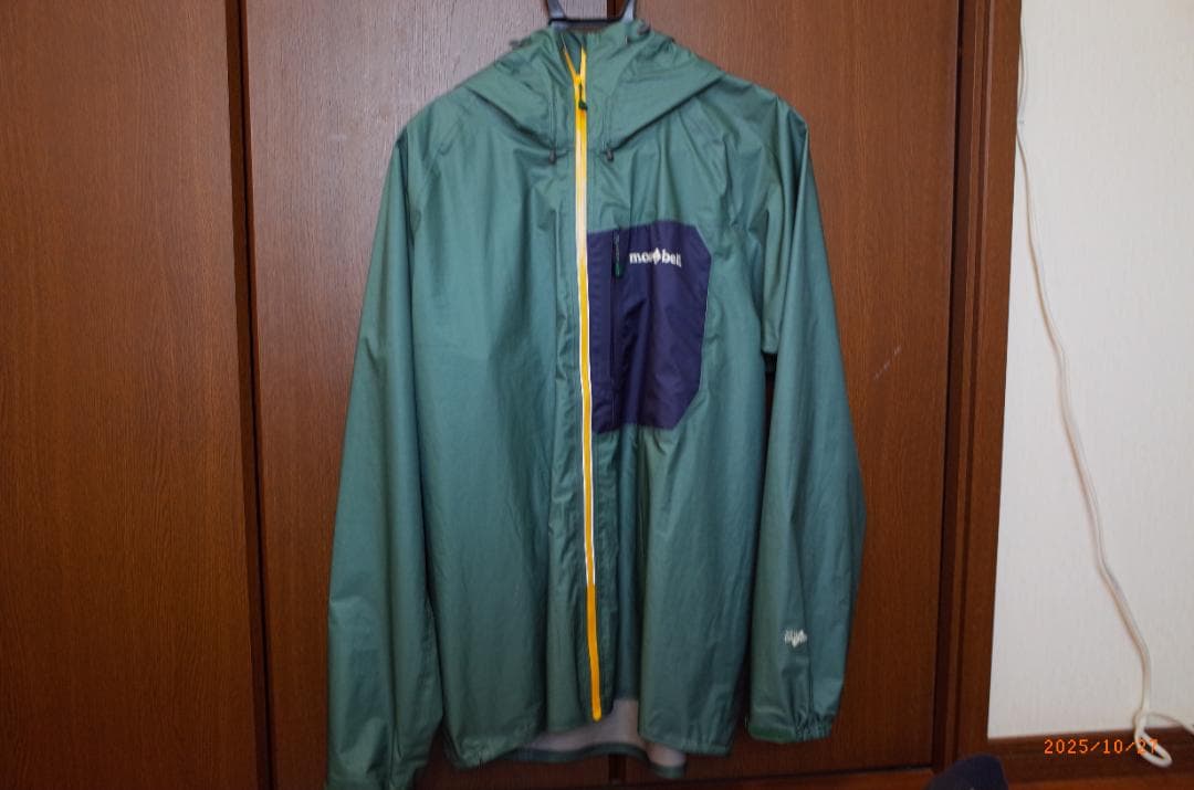 美品　モンベル/ スーパー ドライテック ピークシェル ジャケット L 雨だから着る”じゃない！モンベルの新作レインジャケットが、行動時に