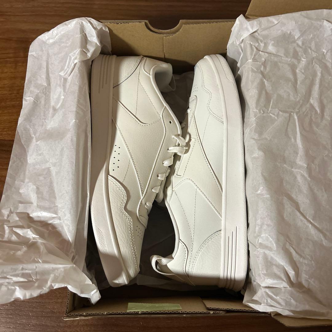 MUJI無印良品× Reebok リーボックコートスニーカー 27.5cm白