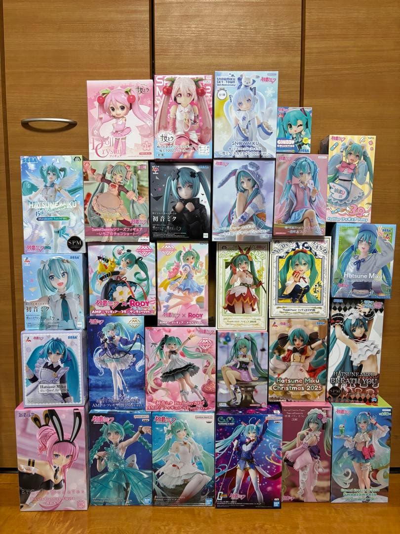 初音ミク　プライズフィギュア　まとめ売り28体セット