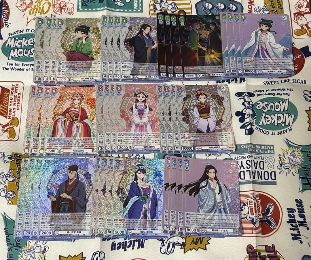 ヴァイスシュヴァルツブラウ　薬屋のひとりごと　RR以下　4コンsd 2個セット