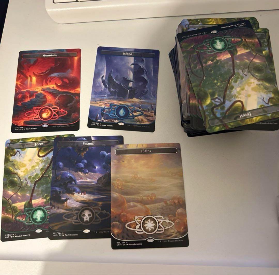 MTG「unfinity」基本土地100枚セット　バラ可　アンフィニティ