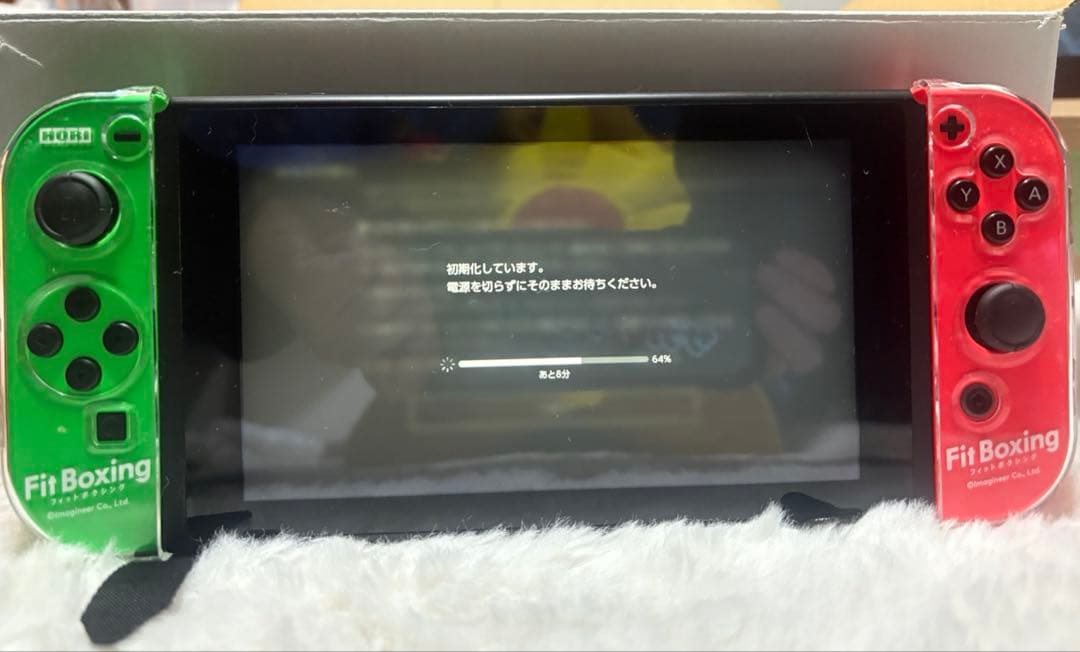 Nintendo Switch本体 Fit Boxingカバー付き