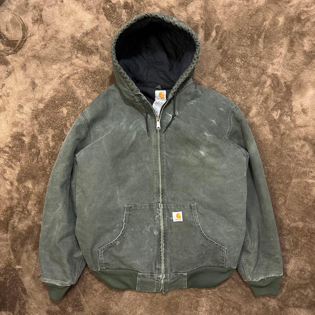 貴重Carhartt アクティブジャケット WJ130 XL MOS