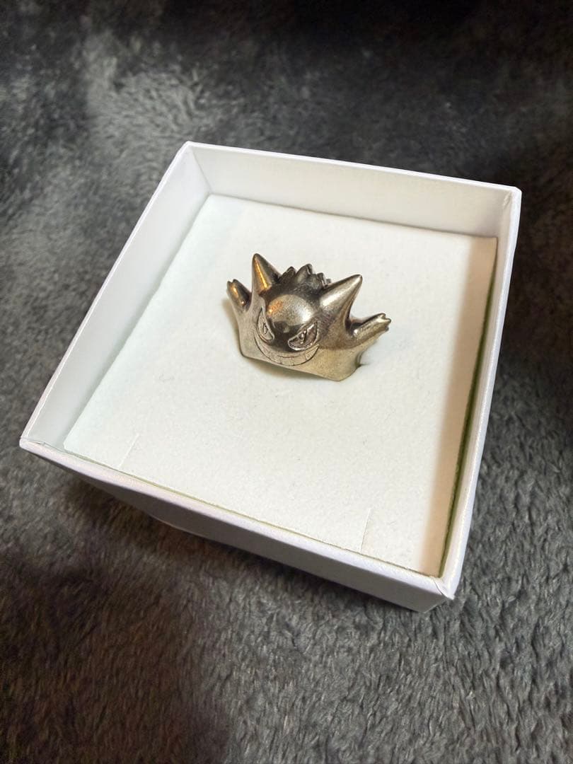 U-TREASUREポケモンゲンガー リング シルバー (ブラックver)