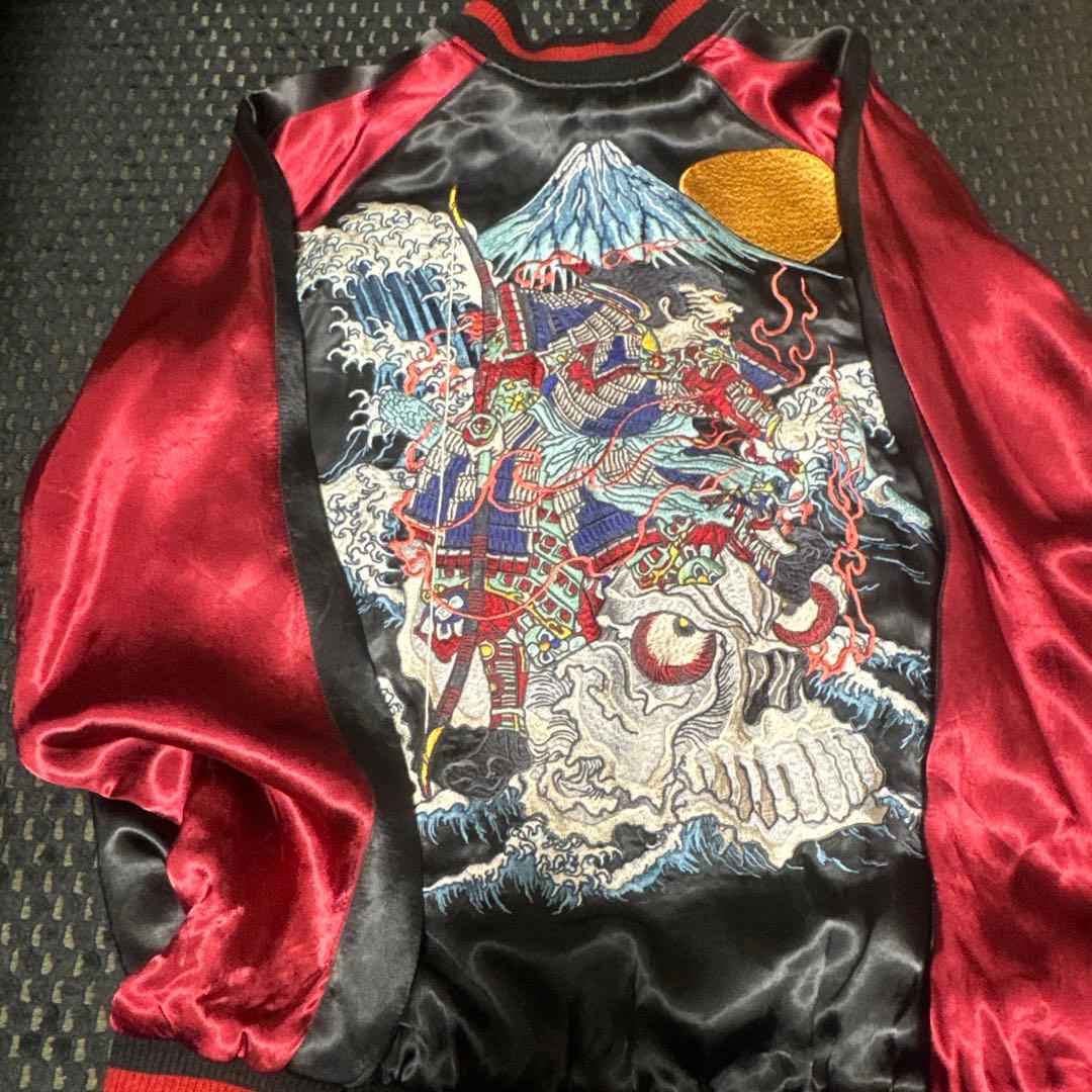 k*5様 花旅楽団 レーヨン100% リバーシブルスカジャン