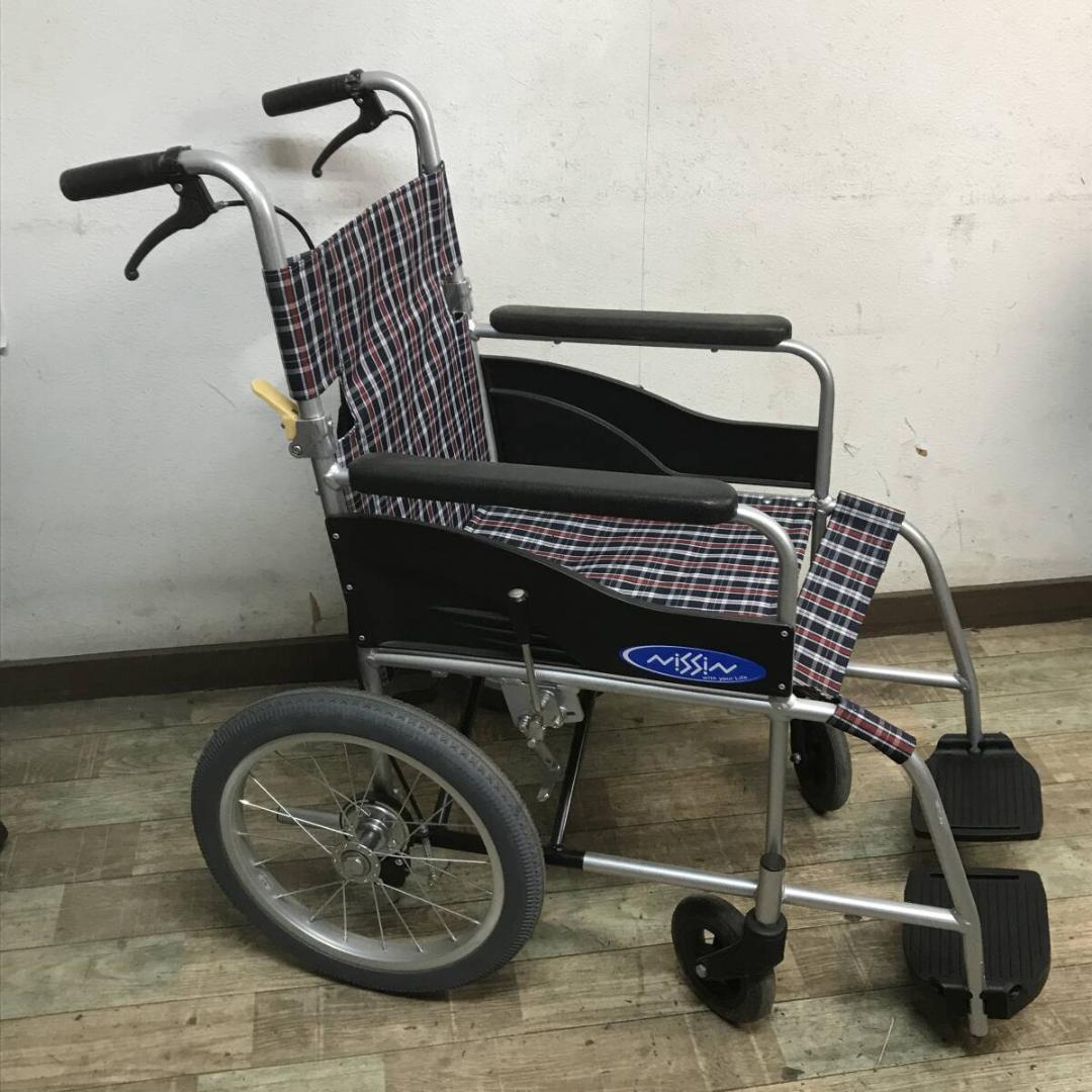 NISSIN NEO - 2 介助式 折りたたみ 車椅子 介護用品 軽量