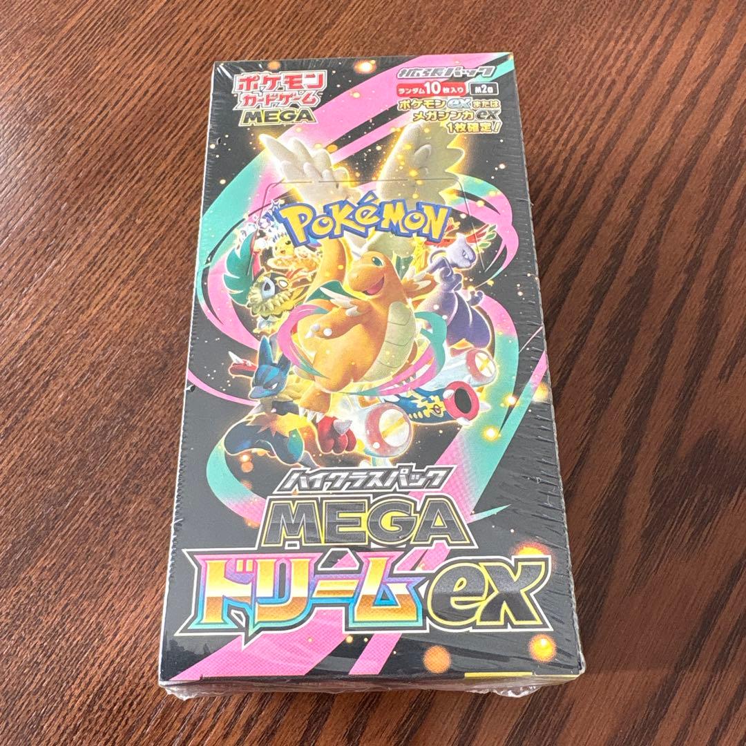 【新品未開封シュリンク付き】ポケモンカードゲーム MEGAドリームex １BOX