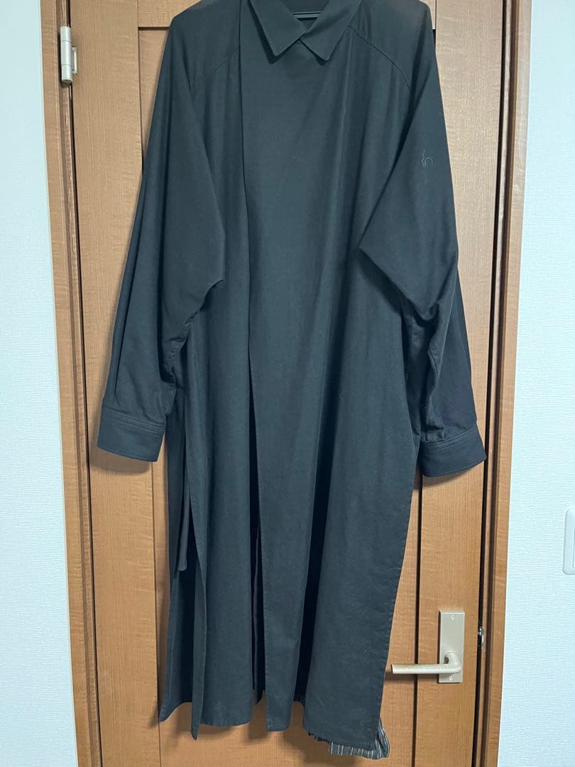 ヨウジヤマモトプールオム　HD-D06-807ドレスシャツコート2017ss