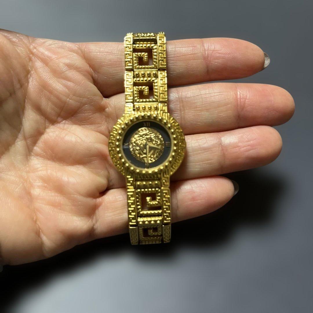 Gianni Versace ゴールド メッキ　腕時計 楽天市場】【送料無料】【中古】 Gianni Versace ジャンニ