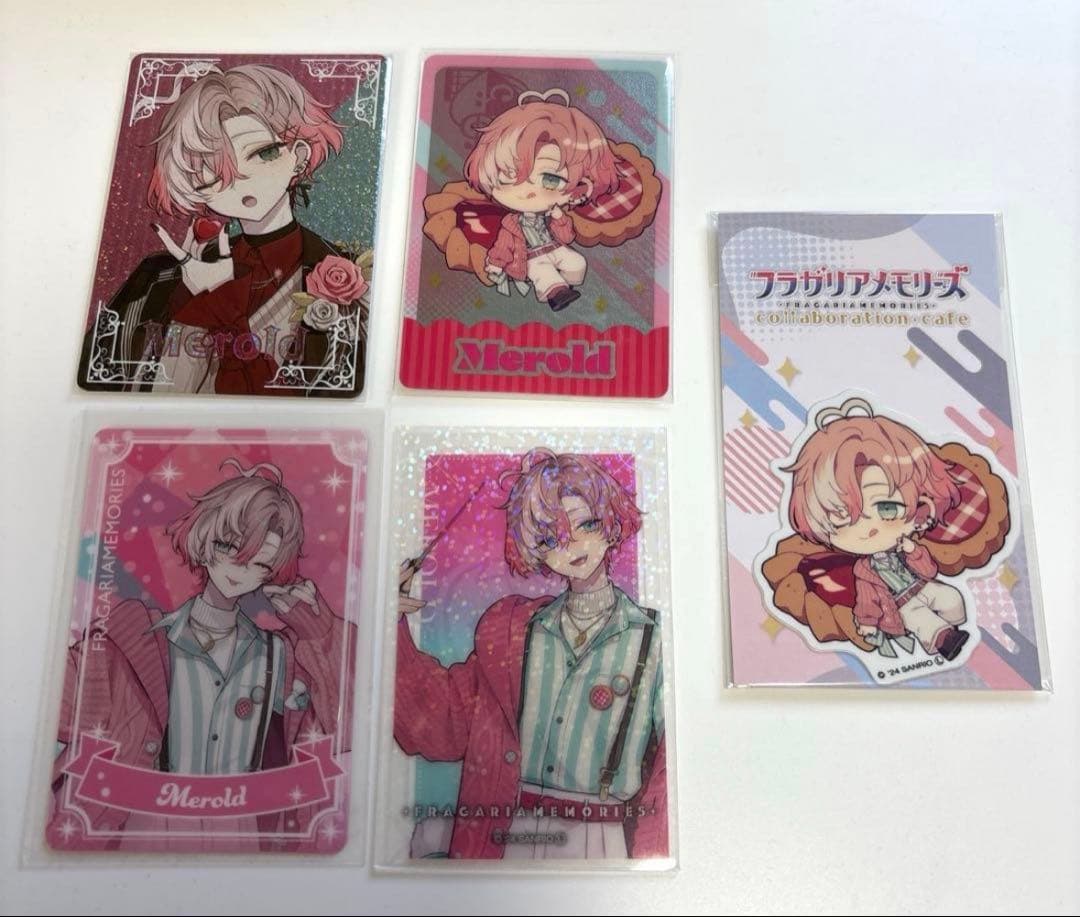 フラガリアメモリーズ 1周年　キラキラカード　カードセット　メロルド