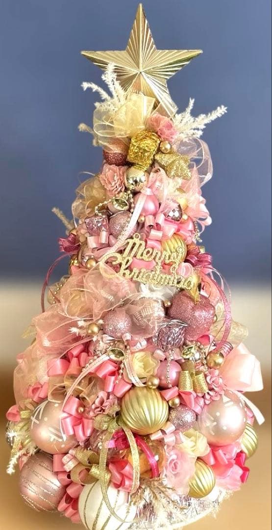 ピンククリスマスツリー！55センチ❣️ミッチー❣️