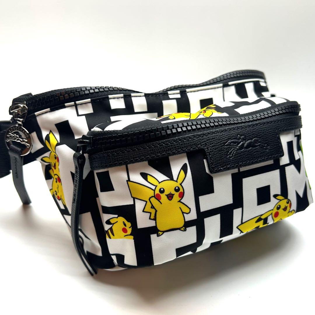 ★極美品★ロンシャン ポケモンコラボ ボディバッグ 斜め掛け ナイロン レザー スマホで購入】LONGCHAMP(ロンシャン)のポケモンコラボバッグが入荷