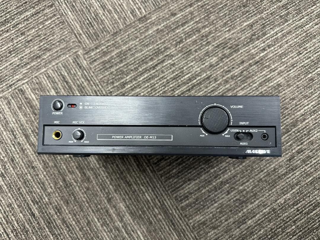 中古】オースミ電機 OE-M15 モノラルパワーアンプ 🏌