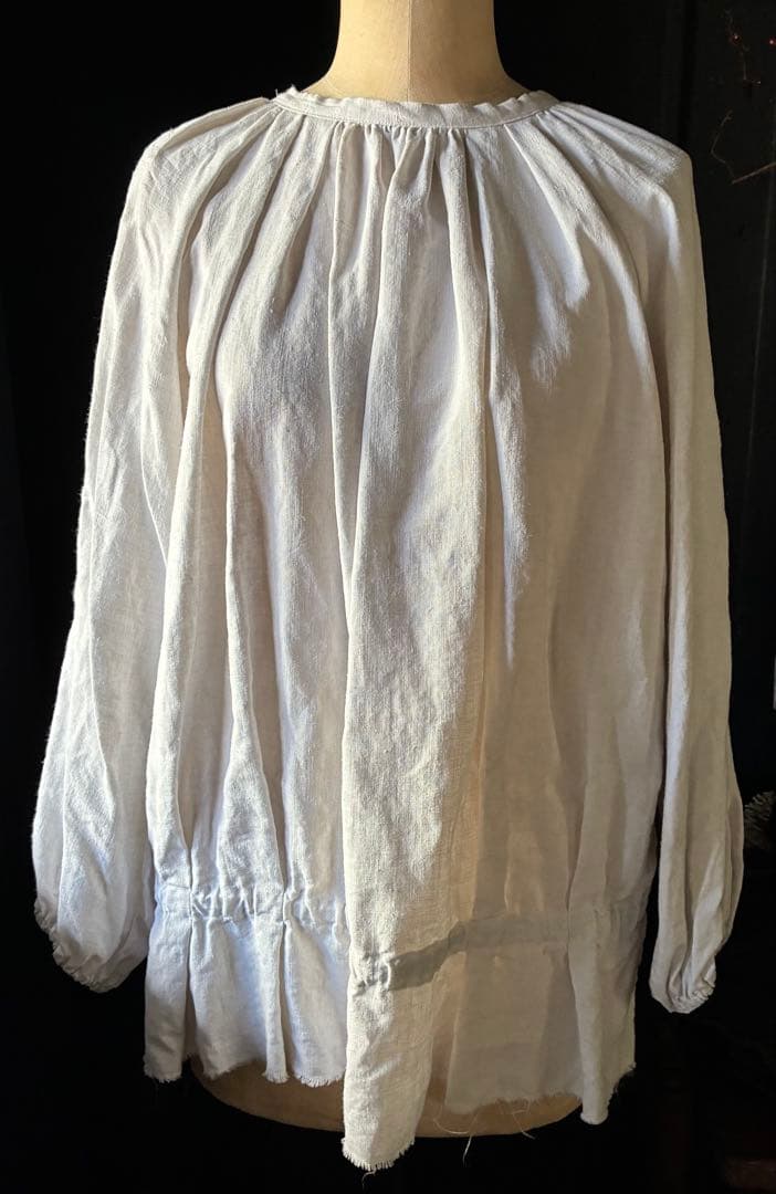 アンティークリネンシャツ