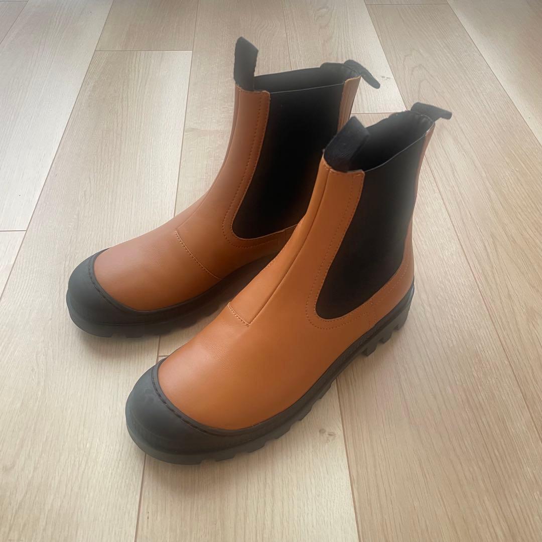 ［美品］LOEWE チェルシーショートブーツ 38