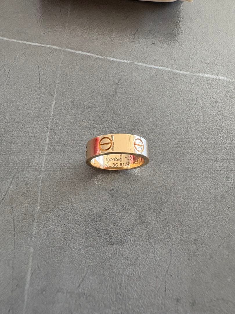 【正規品】カルティエ ラブリング 10号　ピンクゴールド