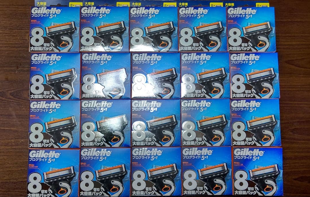 ◉ジレット プログライド マニュアル替刃8個入 ×20箱 新品 未開封品