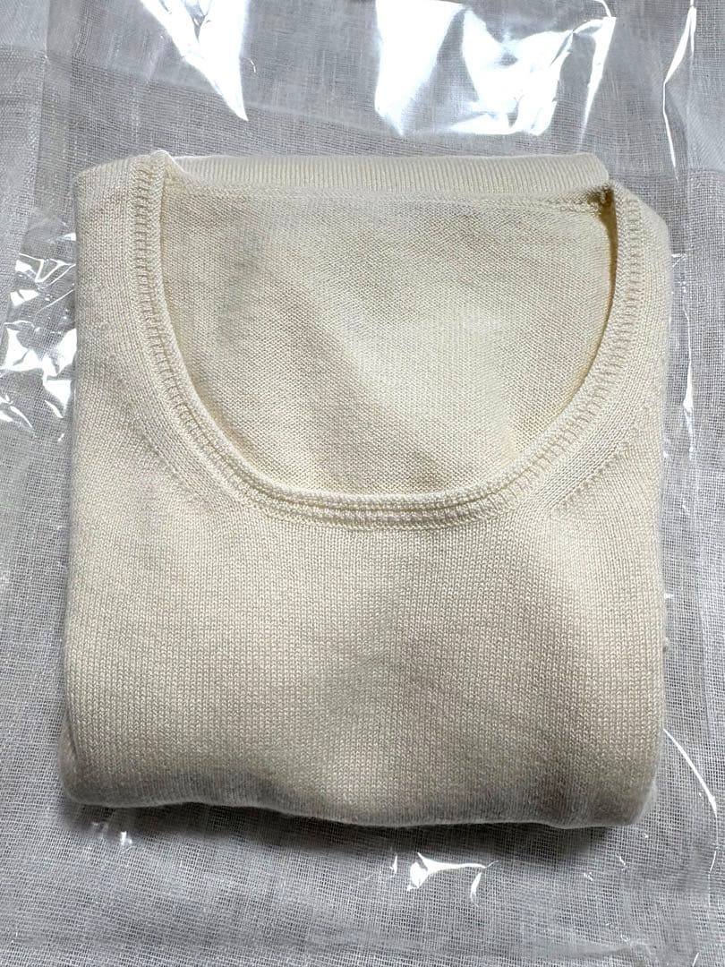 【最終値下げ】wafu カシミヤ　シルク　セーター インナー　ニット　リネン