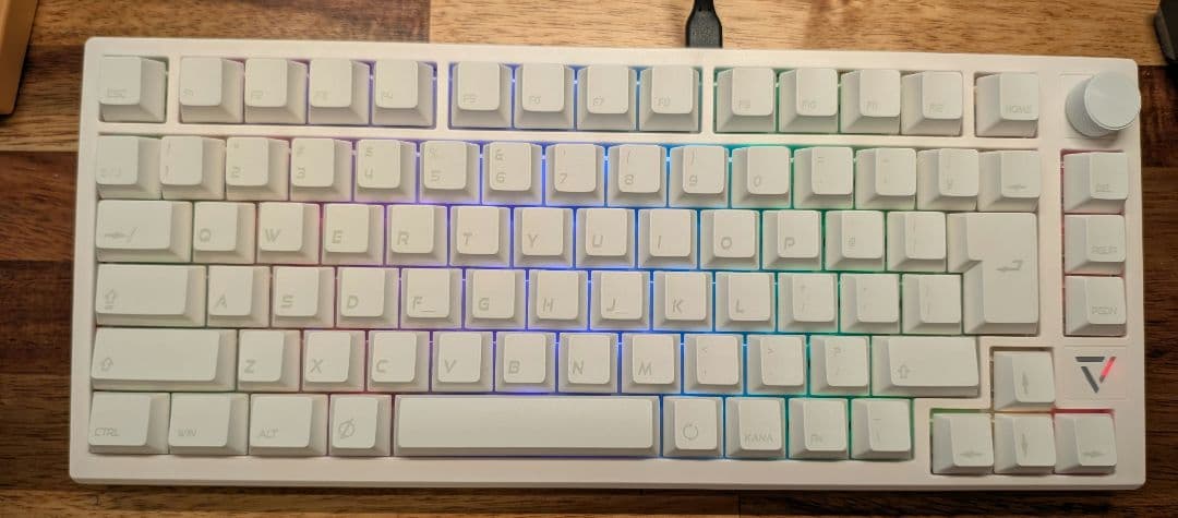 【美品】UP-MKGA75 ゲーミングメカニカルキーボード プリンストン 銀軸