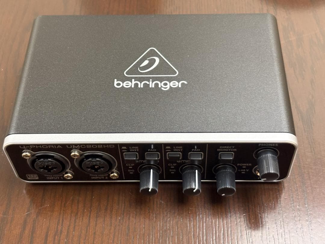 USBオーディオインターフェイス　U-PHORIA UMC202HDケーブル付き