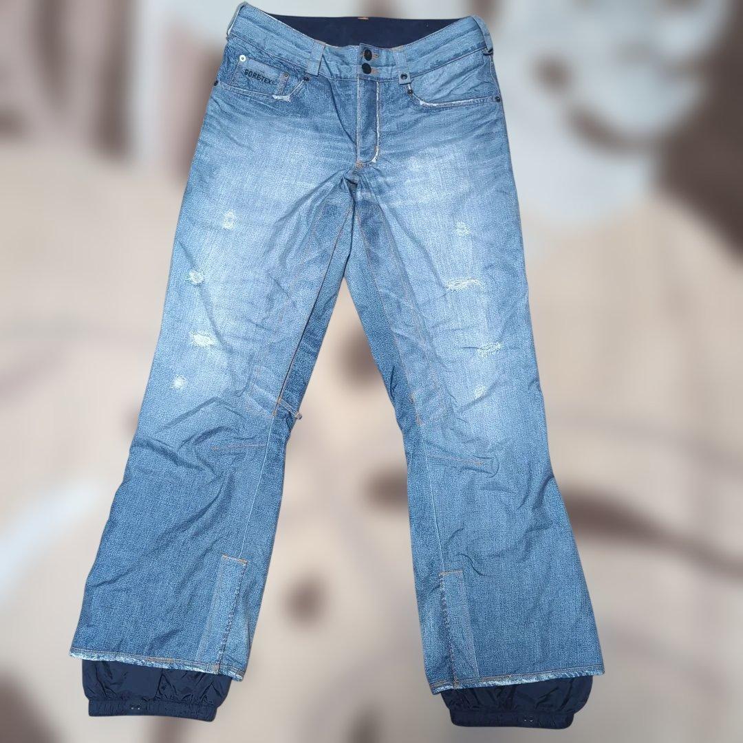 BURTONデニムプリントパンツゴアテックス