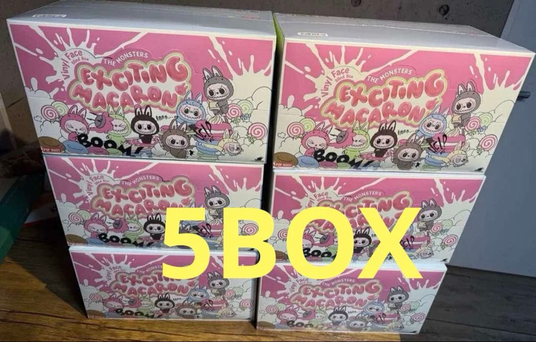 THE MONSTERS Macaron ぬいぐるみLabubu 5BOX