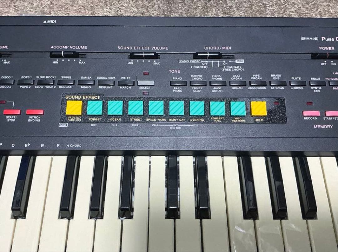 Casio MT-540☆珍品シンセ☆環境音BGM機能付き☆美品箱付き☆ - メルカリ