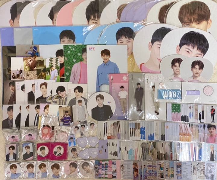 SEVENTEEN ウジ トレカ うちわ グッズ セット